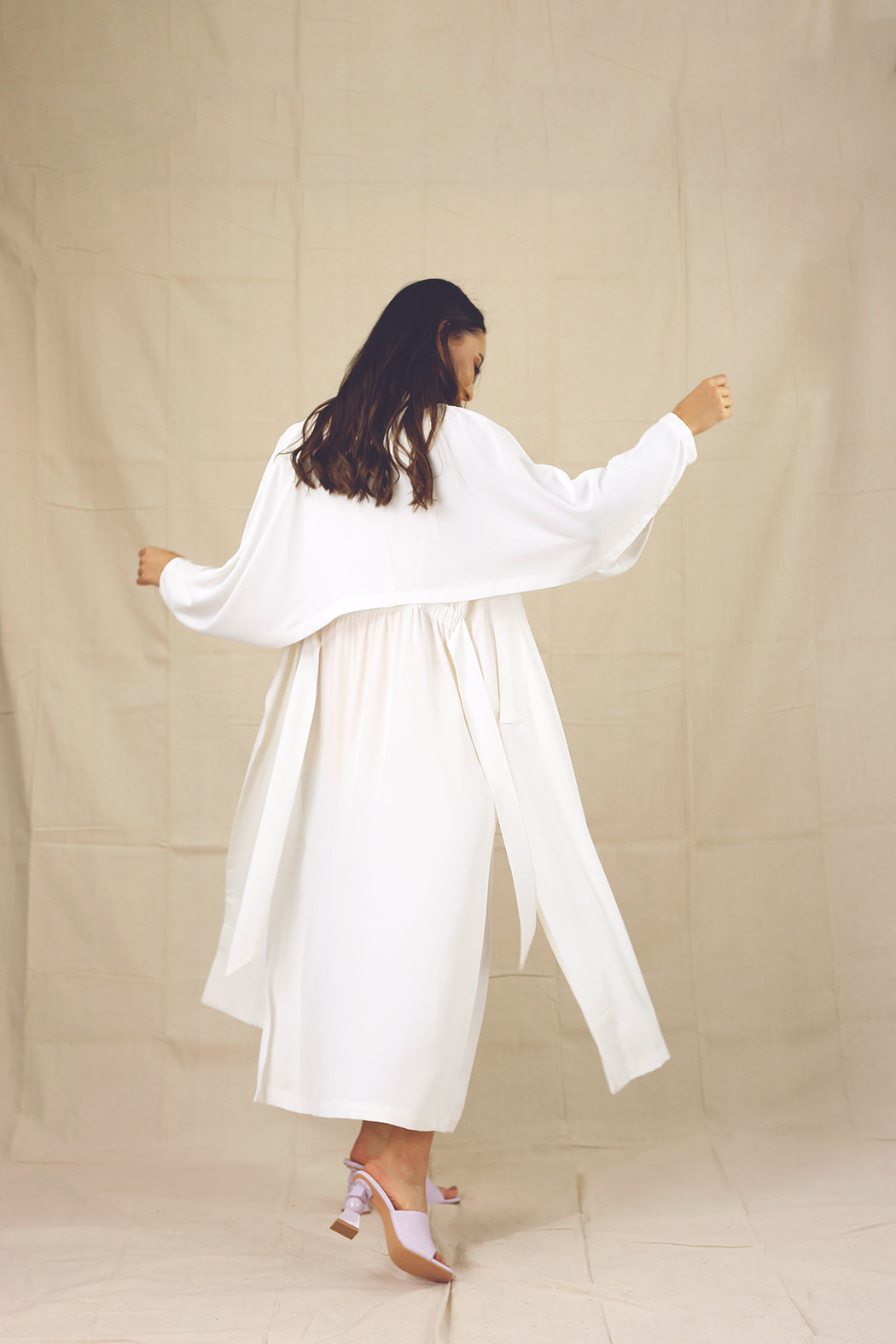 Ivory Soft Touch Trench - SALE