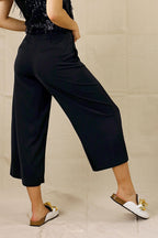 Black Soft Touch Crown Culotte - SALE