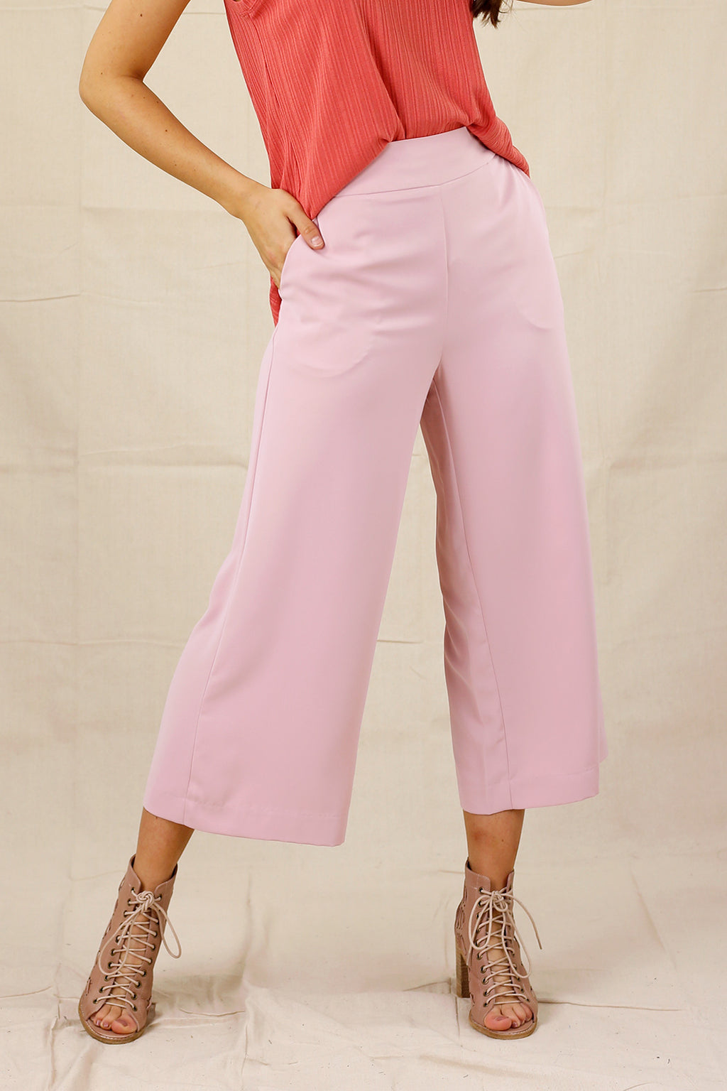 Soft Pink Soft Touch Crown Culotte - SALE