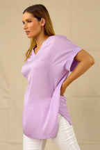 Lilac Seta Silky Vest - SALE