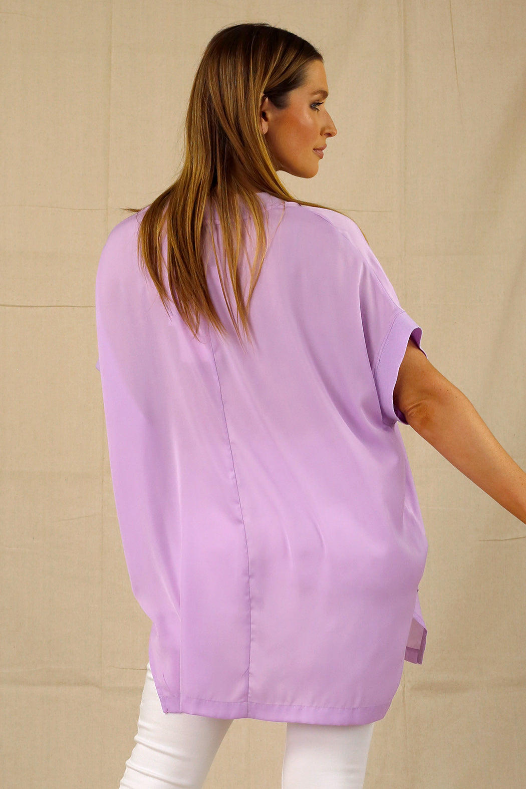 Lilac Seta Silky Vest - SALE