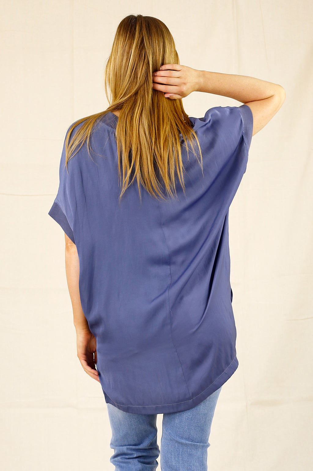 Chambray Seta Silky Vest - SALE