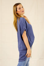 Chambray Seta Silky Vest - SALE