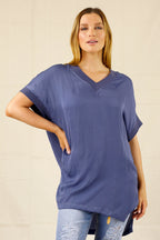 Chambray Seta Silky Vest - SALE