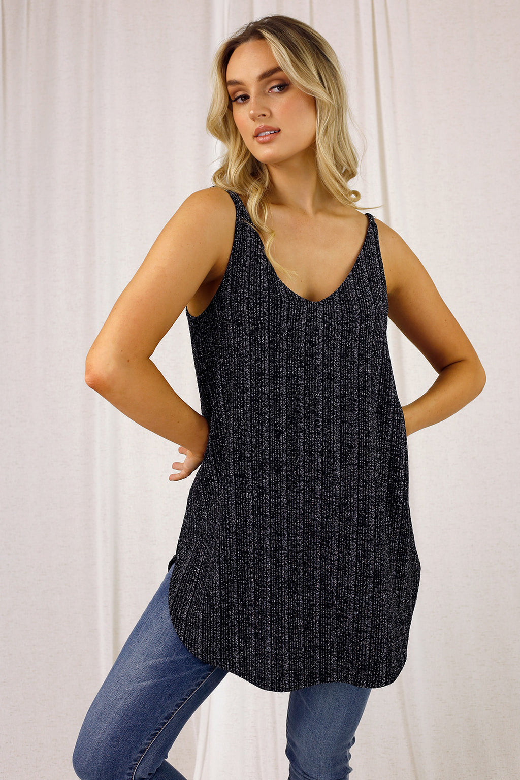 Silver Glam Cami - SALE