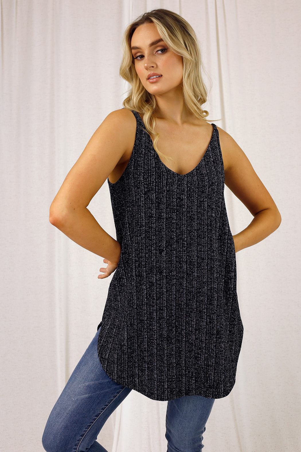Silver Glam Cami - SALE