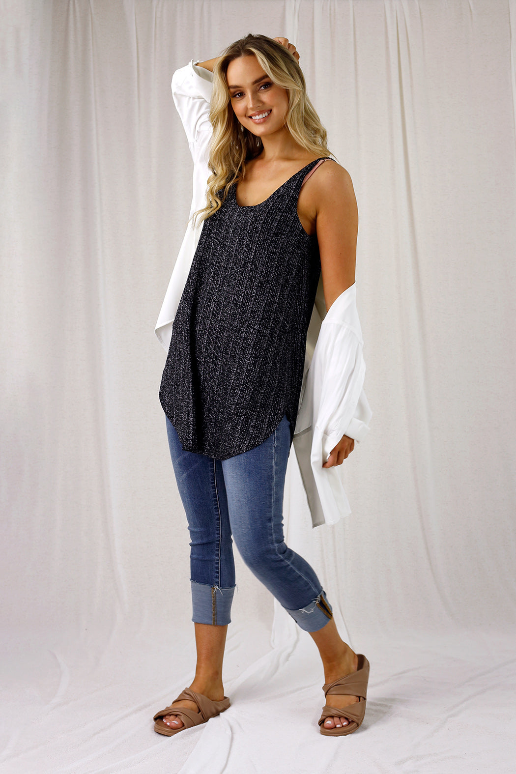 Silver Glam Cami - SALE