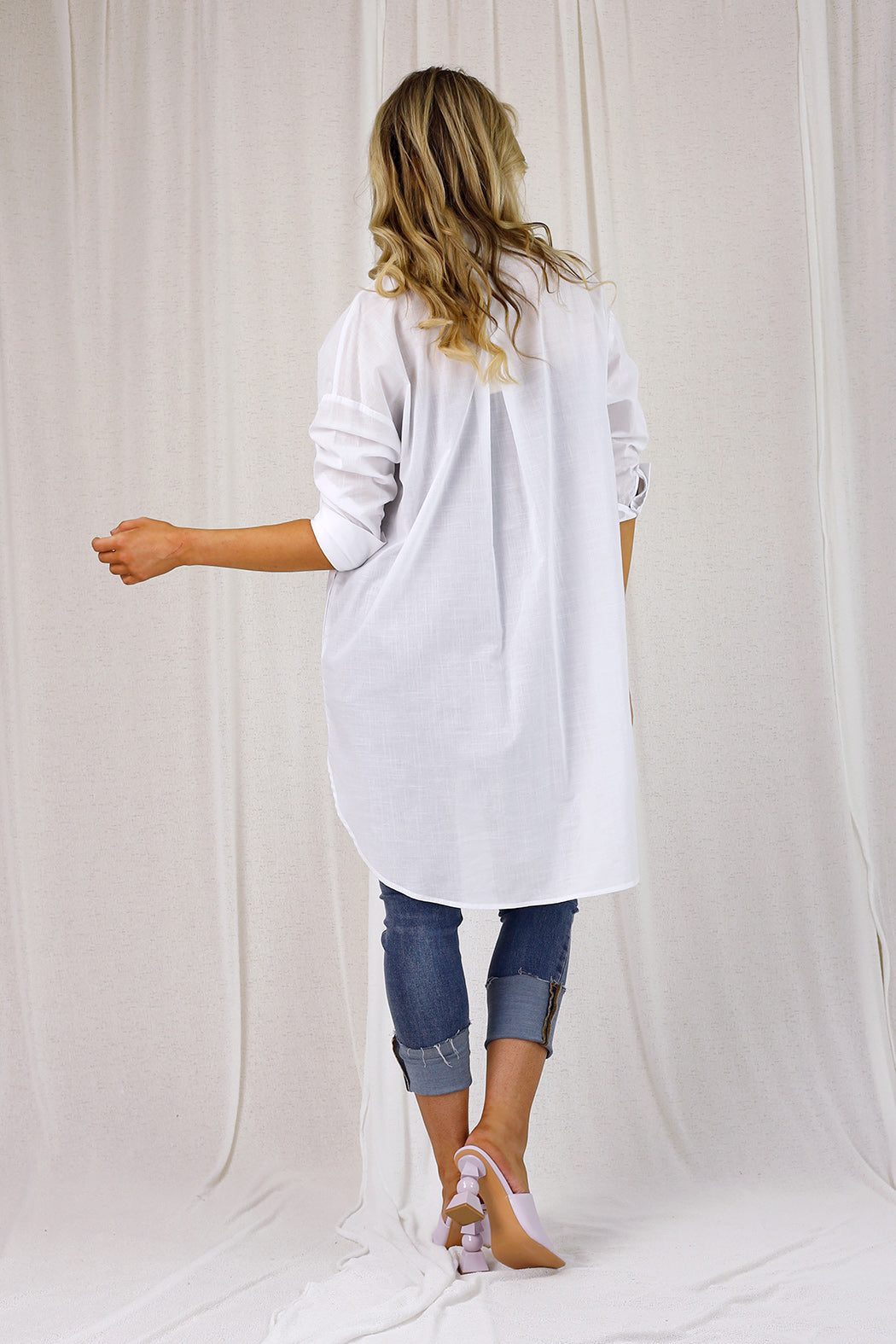 White Cotton London Shirt - SALE