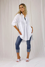 White Cotton London Shirt - SALE