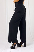 Black Nova Wide Leg Pant - SALE