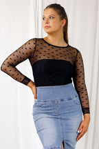 Hearts Cool Mesh Top - SALE