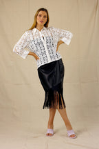 White Lace Shirt - SALE