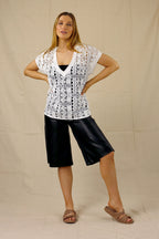 White Lace Vest - SALE