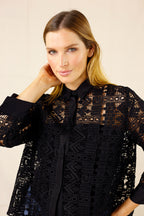 Black Lace Shirt