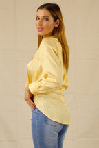 Lurex Zhuzh Shirt - Yellow - SALE