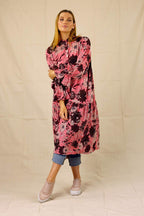 Pink Floral Nano Shirt Dress - SALE
