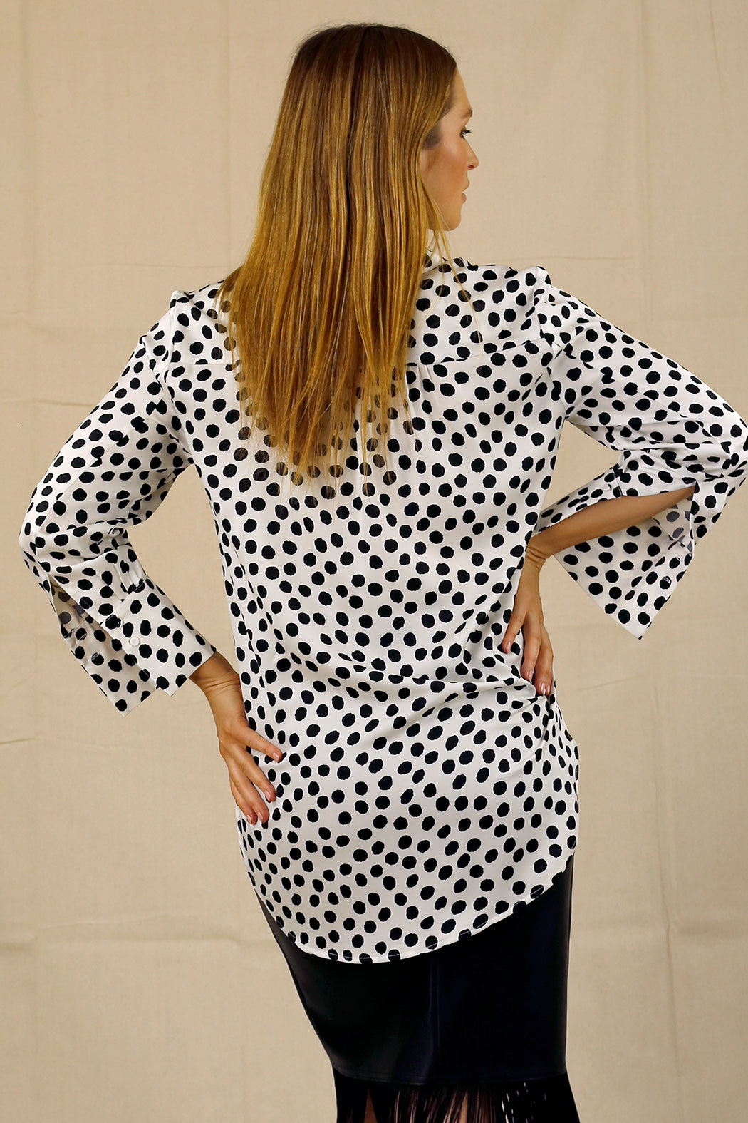 White Spot Nano Gatsby Shirt