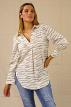 Beige Nano Gatsby Shirt - SALE