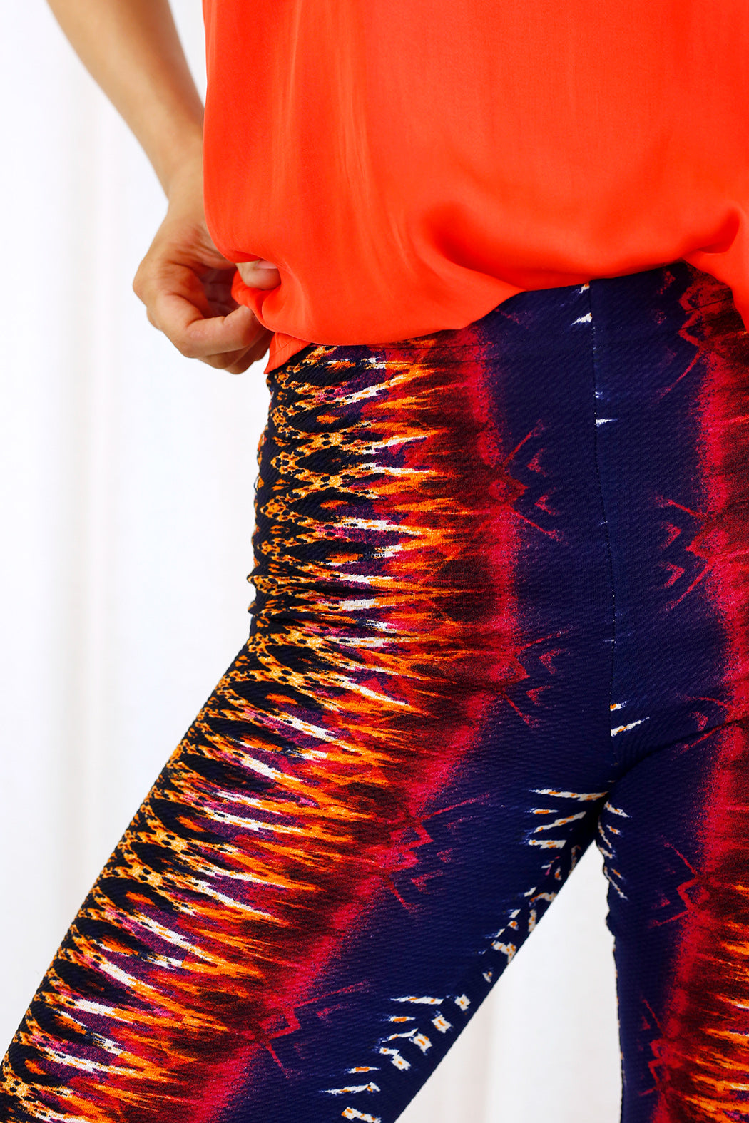 Mexico Print Crop Flare Pant - SALE