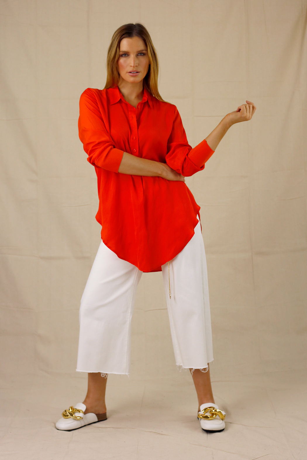 Orange Seta Peta Shirt - SALE
