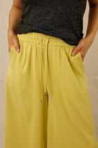 Chartreuse Soft Touch Split Culotte - SALE