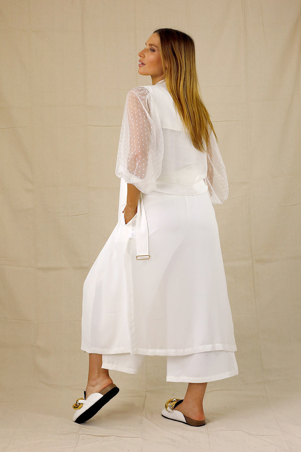 Ivory Trench Vest - FINAL SALE