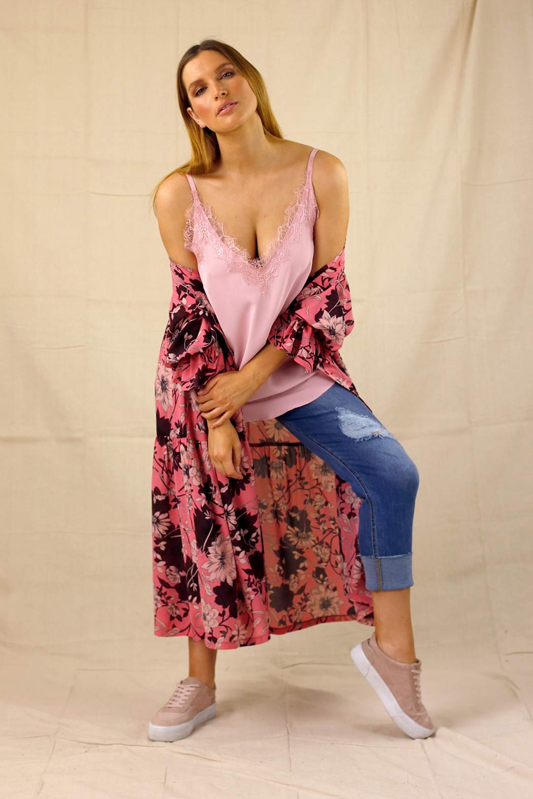 Soft Pink Soft Touch Lace Cami - SALE