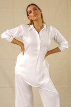 White Seta Peta Shirt - SALE