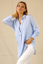 Pale Blue Seta Peta Shirt - SALE