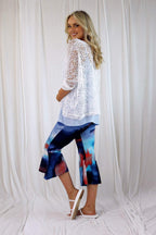 White Open Lace Top - SALE