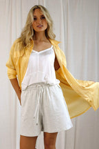 Yellow Lurex Summer Shacket - SALE