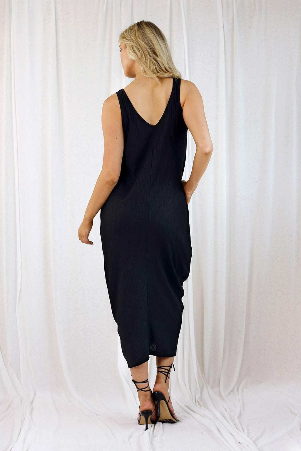 Black Shan Rib Reversible Wonderdress - SALE