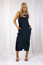 Black Shan Rib Reversible Wonderdress - SALE