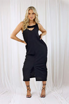 Black Shan Rib Reversible Wonderdress - SALE