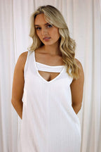 White Shan Rib Reversible Wonderdress - SALE