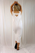 White Shan Rib Reversible Wonderdress - SALE