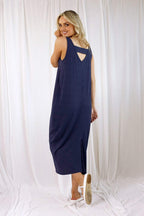 Slate Shan Rib Reversible Wonderdress - SALE