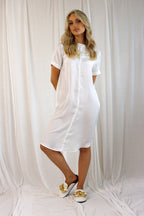 White Seta Tee Dress - FINAL SALE