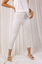 Stripe Crop Benny Pant - SALE