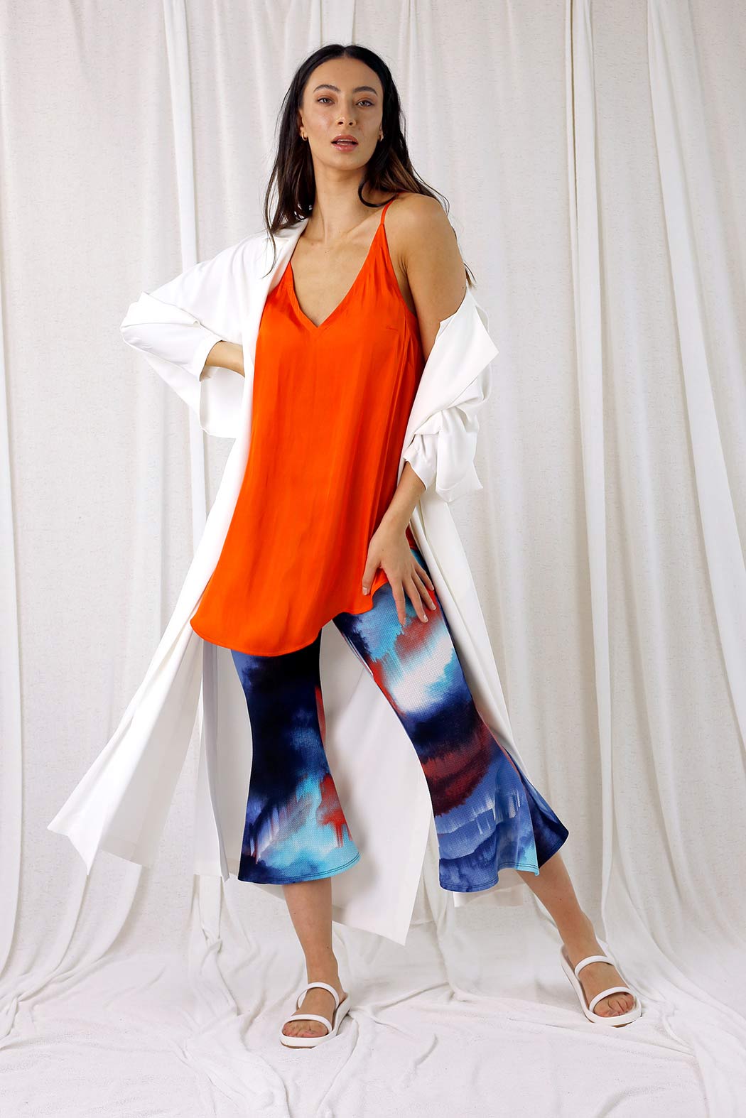 Orange Silky Effortless Cami - SALE