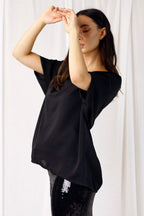 Black Seta Easy Tee - SALE