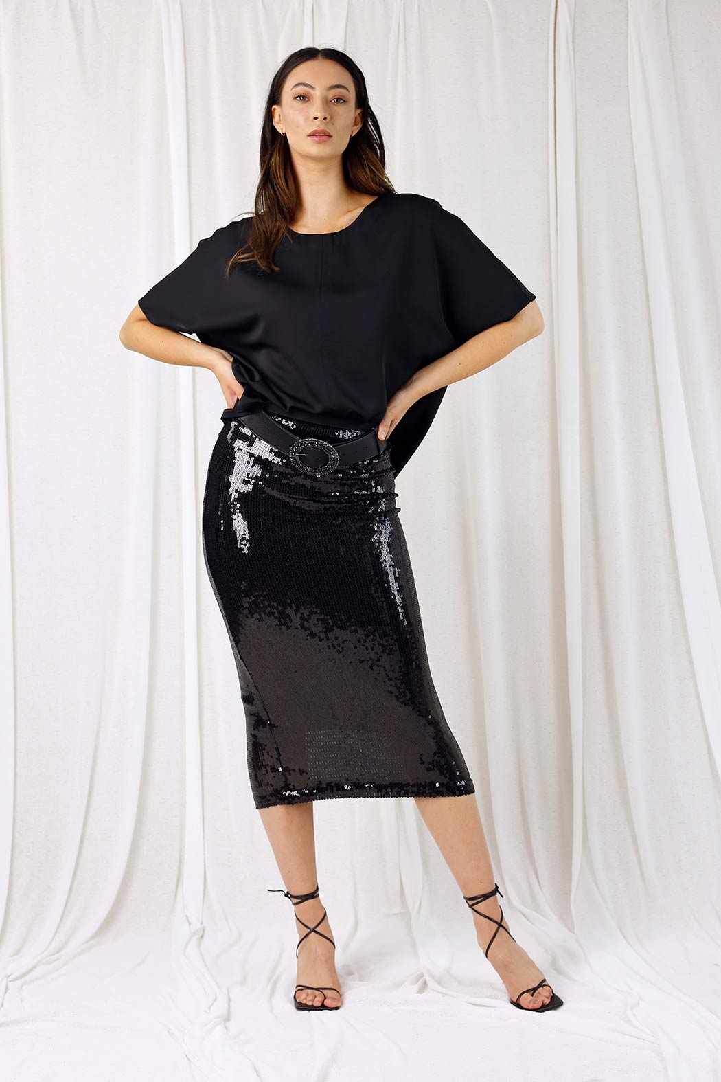 Black Seta Easy Tee - SALE