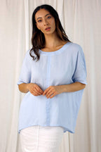 Pale Blue Seta Easy Tee - SALE