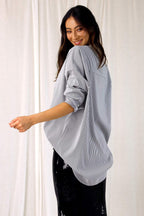 Grey Stripe Blake Shirt - SALE