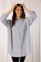 Grey Stripe Blake Shirt - SALE