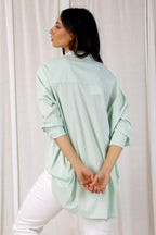 Green Stripe Blake Shirt - SALE