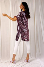 Rose Sequin Maxi Top - SALE