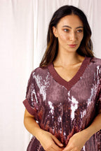 Rose Sequin Maxi Top - SALE