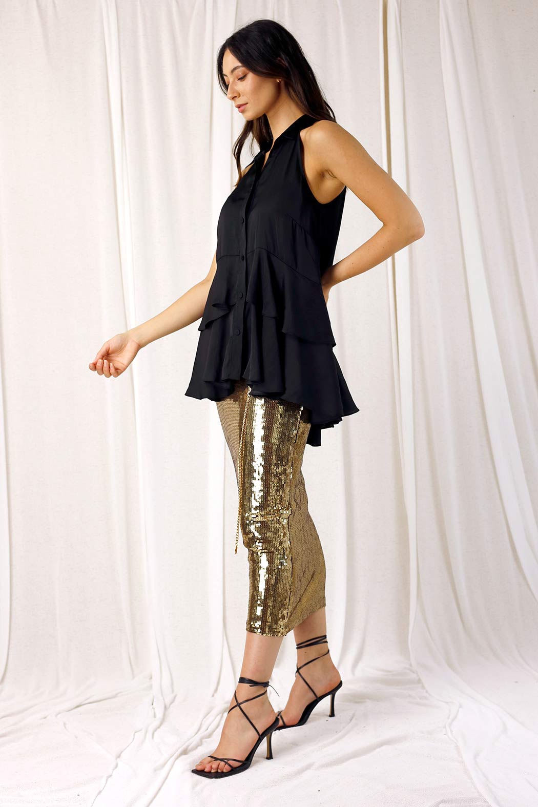 Black Seta Paris Cami - SALE