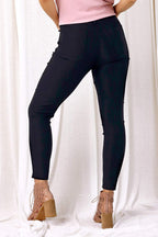 Black Bengaline Zippy Jean - SALE